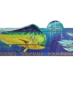 River's Edge Rivers Edge: Guy Harvey's Wood Sign 34 X 14IN Gifts