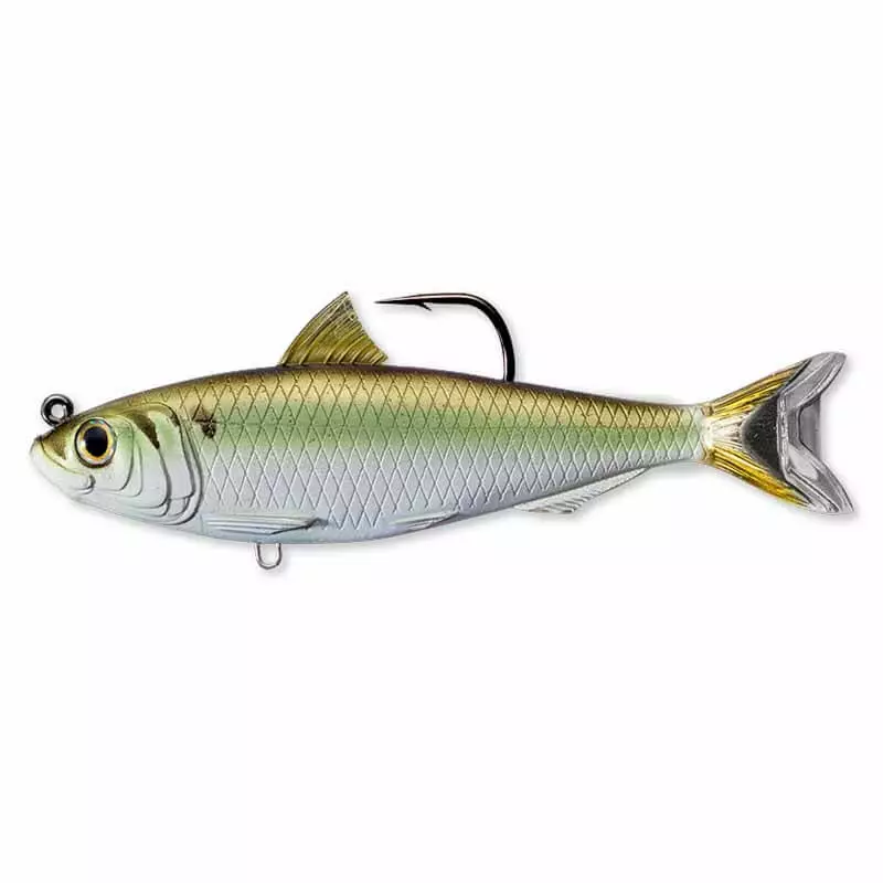 Live Target Soft Plastic Baits LIVETARGET 4.5in BlueBack Herring Swimbait 3/4 OZ