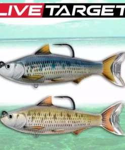 Live Target Soft Plastic Baits LIVETARGET 4in Common Shiner 3/4OZ Swimbait