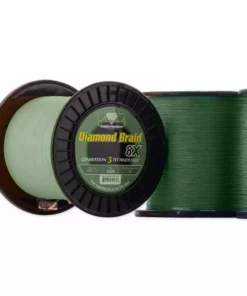 Diamond Fishing Products Fishing Line Diamond Braid 8X Generation III 300YDS Dark Green