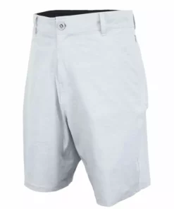 Aftco Apparel Clothing & Gifts Aftco Light Gray 365 Hybrid Chino Shorts