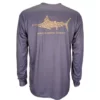 Aftco Shirt Apparel Jigfish Plum L/ Performance Dark 2 Aftco Apparel Aftco Dark Plum Jigfish L/S Performance Shirt