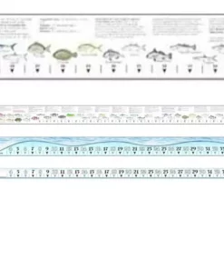 Capt. Harry's Fishing Supply FS50 Boat Decal Ruler With Florida Rules