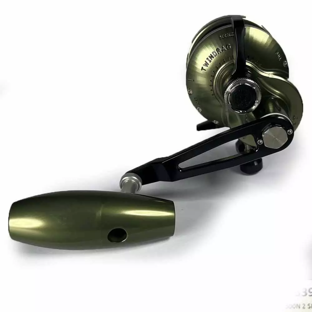 Accurate Fishing Products Reels Accurate Valiant SPJ Custom Color Single Speed Slow Pitch Jigging Reel