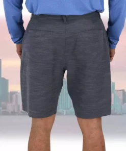 Aftco Apparel Aftco Charcoal 365 Hybrid Chino Short