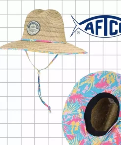 Aftco Apparel Aftco Boatbar Straw Hat Natural Clothing & Gifts
