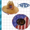 Aftco Apparel Aftco Boatbar Straw Hat Brown