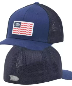 Aftco Apparel Aftco Canton Flexfit Hat Navy