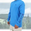 Aftco Apparel Aftco Jigfish Brilliant Blue L/S Performance Shirt