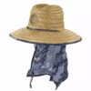 Aftco Apparel Clothing & Gifts Aftco Moto Straw Hat Navy Digi Camo