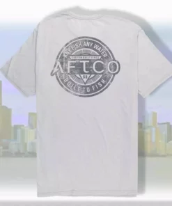 Aftco Apparel Aftco Rogue Light Gray Heather S/S Performance Shirt Clothing & Gifts