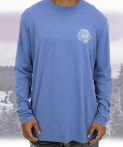 Aftco Apparel Clothing & Gifts Aftco Rogue Moonlight Heather L/S Performance Shirt