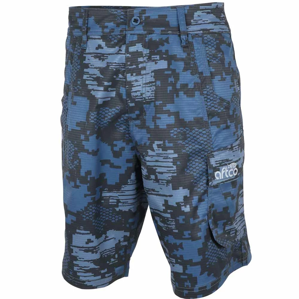 Aftco Camo Apparel Short Navy Digi Tactical Fishing 3 Aftco Apparel Aftco Navy Digi Camo Tactical Fishing Short