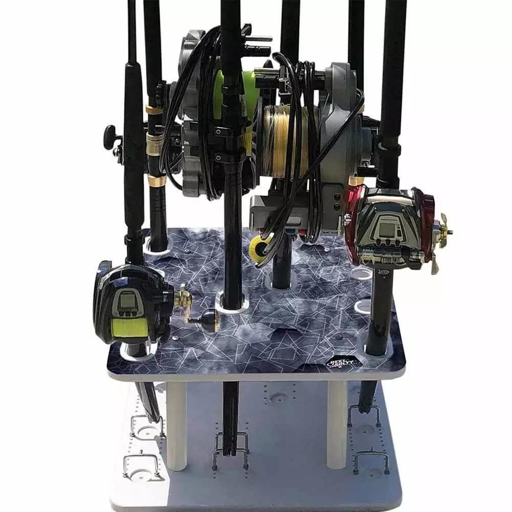 Capt. Harry' Rod Rack Holder All Weather Fishing 3 Capt. Harry's Fishing Supply All Weather Rod Rack Holder Rods