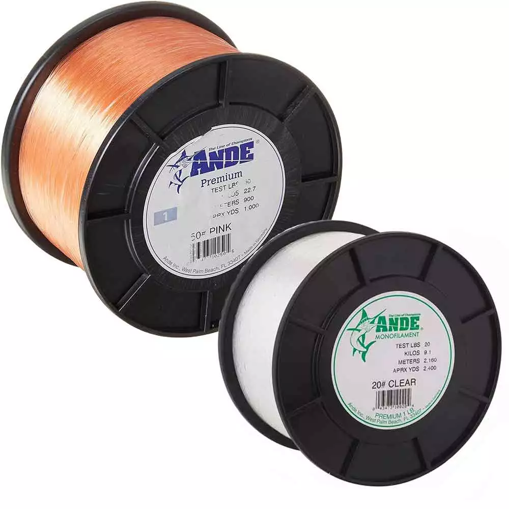 Ande Inc. Ande Line Monofilament 1Lb Premium Spool 3 Ande Inc. Ande 1lb Spool Premium Monofilament Line