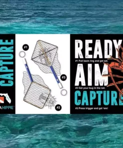 Capt. Harry's Fishing Supply The Quad Capture Net By Aqua Hippie Nets