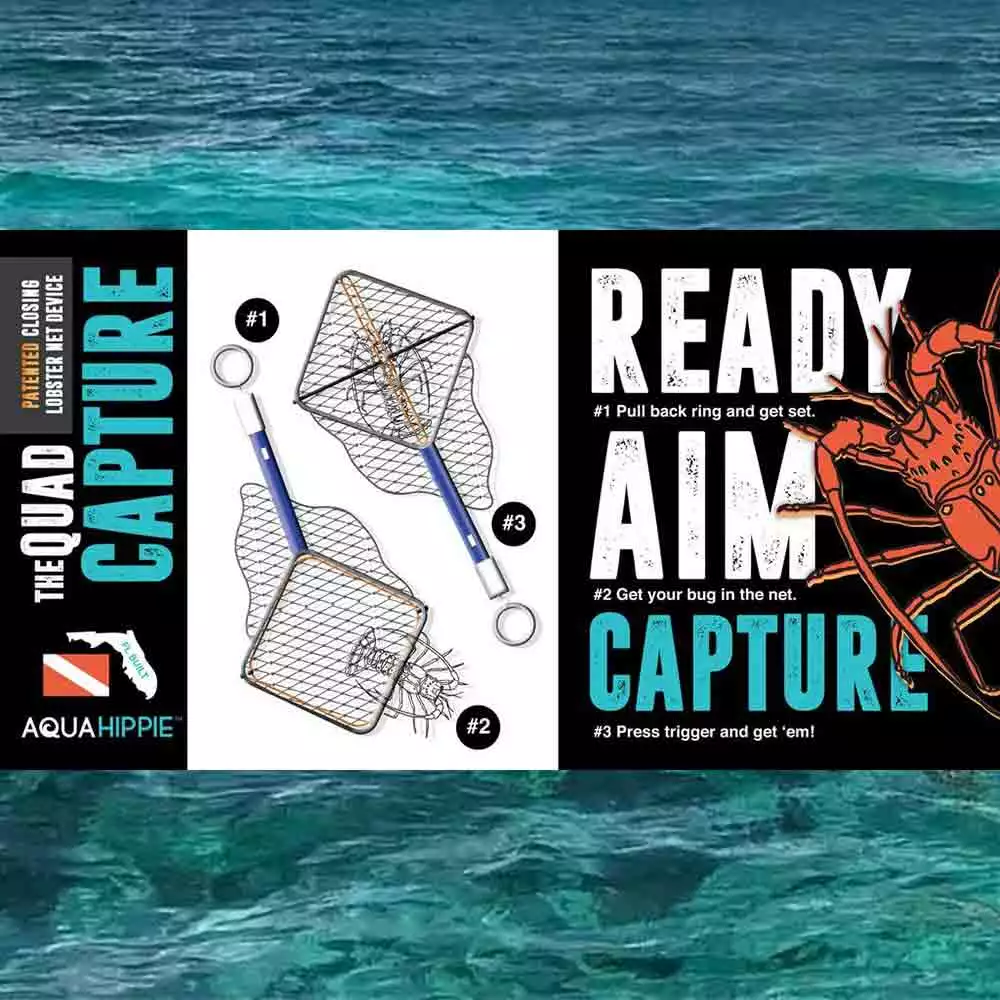 Capt. Harry' Aqua Hippie Net Supply The Quad Capture Fishing 3 Capt. Harry's Fishing Supply The Quad Capture Net By Aqua Hippie Nets