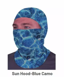Glacier Outdoor Glacier Glove Sun Hood-Blue Camo Clothing & Gifts