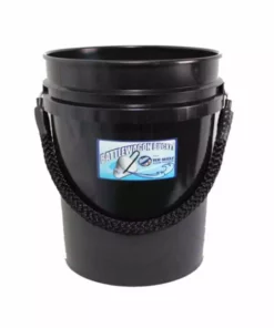 Top Shelf Marine Marine, Boating & Outdoor Battlewagon Bucket 5 Gallon With Rope Handle