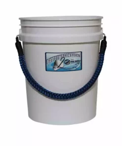 Top Shelf Marine Marine, Boating & Outdoor Battlewagon Bucket 5 Gallon With Rope Handle