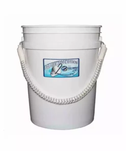Top Shelf Marine Marine, Boating & Outdoor Battlewagon Bucket 5 Gallon With Rope Handle