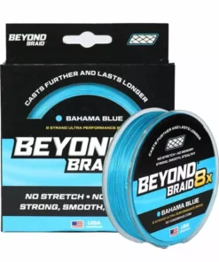 Fishing Line Beyond Braid Blue 8X Strands 300Yds
