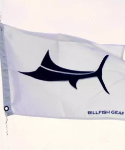 Marine, Boating & Outdoor Billfish Gear Blue Marlin Flags White 10Pk