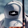 Billfish Gear Hat Clothing 3D Trucker Sailfish Grey 1 Billfish Gear Sailfish 3D Trucker Hat Grey Clothing & Gifts
