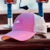 Billfish Gear Sail Fish 3D Trucker Hat Pink/White Clothing & Gifts