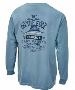 Capt. Harry's Products Beeline Sailfish T-Shirt Ice Blue