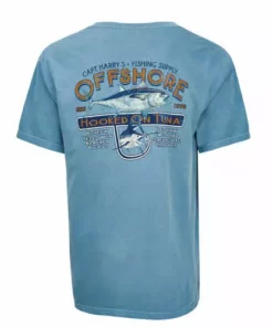 Capt. Harry's Products Clothing & Gifts Warden Tuna T-Shirt Ice Blue