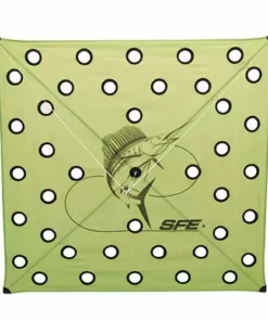 SFE 40-Regular Hole Tournament Fishing Kite Green