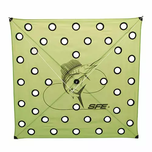 Sfe Kite 40-Regular Tournament Fishing Hole Green 3 SFE 40-Regular Hole Tournament Fishing Kite Green