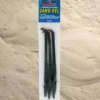 C & H Lures C&H Sand Eel Lures 6.75" 3pc Black