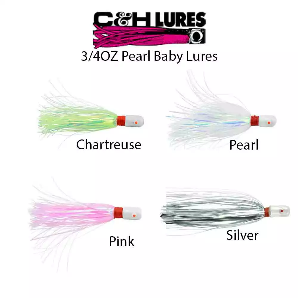 C &Amp; H C&Amp;H Pearl Lure Baby Lure 3/4Oz 3 C & H Lures C&H Pearl Baby 3/4OZ Lure
