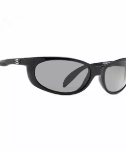 Capt. Harry's Fishing Supply Clothing & Gifts Calcutta Smoker Shiny Black Frame Grey Lens Sunglasses