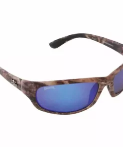 Capt. Harry's Fishing Supply Calcutta Steelhead True Timber Frame Blue Mirror Lens Sunglasses Clothing & Gifts