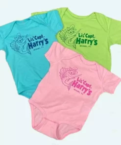 Capt. Harry's Products Lil Capt Harry's Green Cotton Onesie Clothing & Gifts