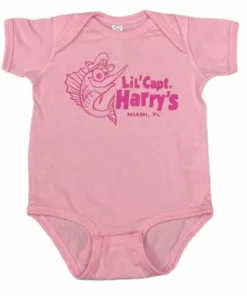 Capt. Harry's Products Lil Capt Harry's Pink Cotton Onesie Clothing & Gifts