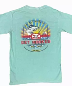 Capt. Harry's Products Driveline Marlin S/S T-Shirt Seafoam