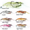 Lures Chase Baits 3.7IN Flick Prawn Shrimp Soft Bait