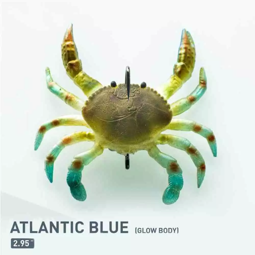 Chase Bait Smash Crab Soft Bait Junior 2.95In 8 Chase Baits 2.95IN Smash Crab Junior Soft Bait