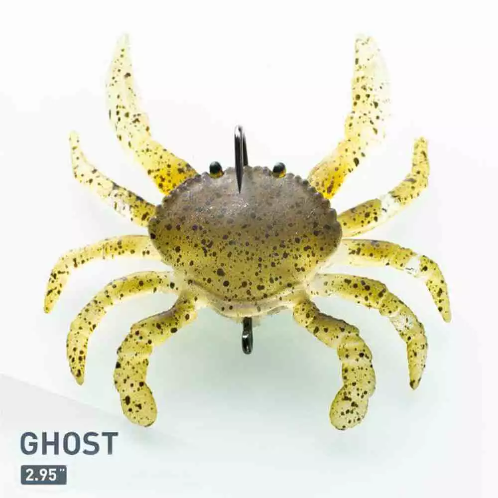 Chase Bait Smash Crab Soft Bait Junior 2.95In 4 Chase Baits 2.95IN Smash Crab Junior Soft Bait