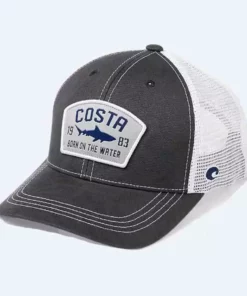 Costa Chatham Shark Twill Trucker Hat Navy