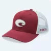Costa Del Mar Men' Trucker Hat Core Performance Maroon 1 Costa Del Mar Men's Core Performance Trucker Hat Maroon