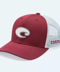 Costa Del Mar Men's Core Performance Trucker Hat Maroon