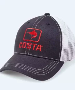 Costa Marlin Trucker Navy/Red Hat Clothing & Gifts