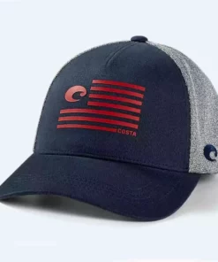 Capt. Harry's Fishing Supply Costa Pride Logo Trucker Navy Hat Clothing & Gifts