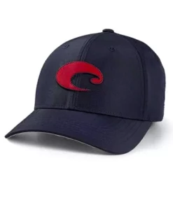 Costa- Regular Fit Neoprene Logo Performance Hat Navy Clothing & Gifts