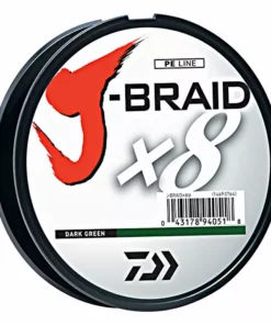 Daiwa J-Braid X8 330YDS Dark Green Braided Line Fishing Line